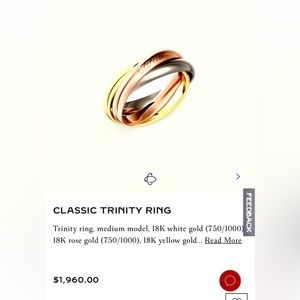 Cartier Trinity Ring